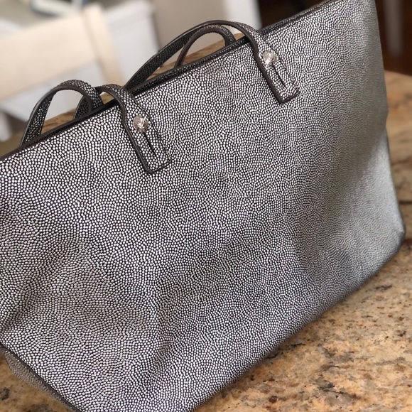 Henri Bendel silver/black tote bag - Picture 5 of 10